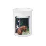 Collected Horse at Show Pitcher