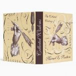 Collected Writings - Antique Calligraphy Notebook Vinyl Binder