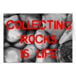 Collecting Rocks Greeting Card