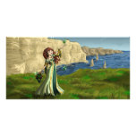 Collecting Shamrocks Personalized Photo Card