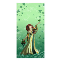 Collecting Shamrocks Personalized Photo Card