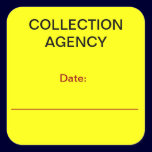 COLLECTION AGENCY Collections Sticker stickers
