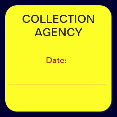 COLLECTION AGENCY Collections Sticker stickers