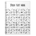 Collection of classical musical instruments note books
