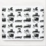 Collection of old and classic cars mousepads