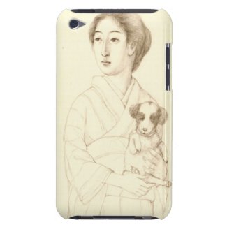 Collection of Sketches of Beauties, Graphite art Case-Mate iPod Touch Case