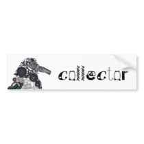 "Collector" Magpie Found-Object Sculpture Bumper Stickers