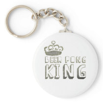 College Beer Pong Key Chain