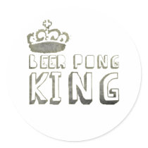 College Beer Pong stickers by Drinking_Shirts College Beer Pong stickers