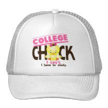 College Chick 1 Hats