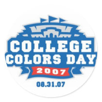 College Colors Day 2007 Logo stickers