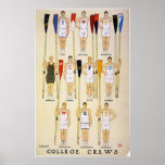 College Crews  & Colors Poster