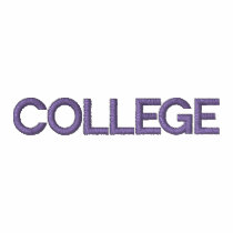 COLLEGE - Customized embroidered shirts