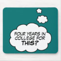 College Graduate mousepad by carpecranium College Graduate mousepad