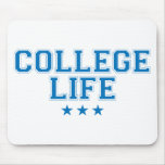 College Life - Blue Mouse Pad