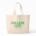 College Life - Green bags