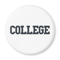 College Logo Fridge Magnet