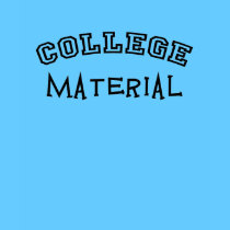 College Material t-shirts