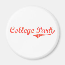 College Park Maryland Classic Design Fridge Magnets