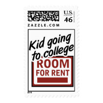 College Room Rent postage by TeeShirtsTShirts College Room Rent postage