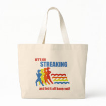 College Streaking Canvas Bags