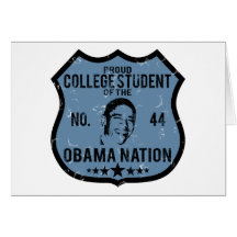 College Student Obama Nation Card