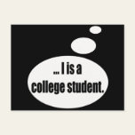 College Student Talking T-shirts Gifts Postcard
