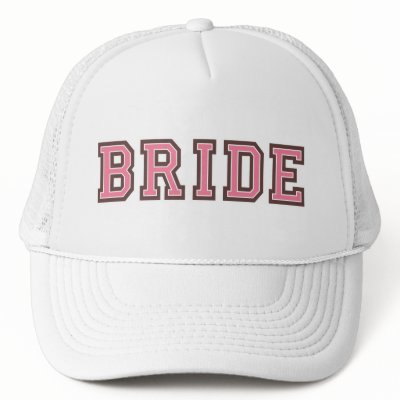 Collegiate Bride Trucker Hat by TeeShirtsTShirts