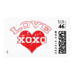 Collegiate Love Valentine's Day stamps