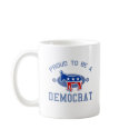 Collegiate Proud Democrat mugs