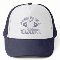 Collegiate Proud Teacher Trucker Hat hats