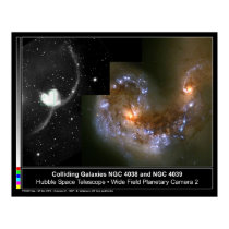 Colliding Galaxies Hubble Telescope posters