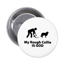 Collie áspero botones