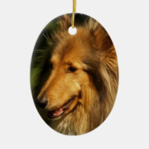 Collie Dog Ornament