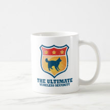 Collie escocés taza de café