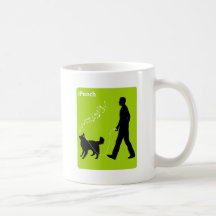 Collie escocés taza de café