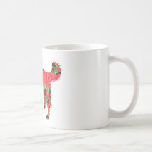 Collie escocés taza de café