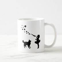 Collie escocés tazas