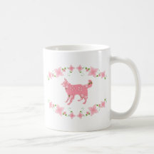 Collie escocés tazas