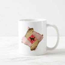 Collie escocés tazas de café