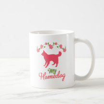 Collie escocés tazas de café