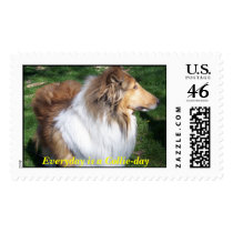 COLLIE, Everyday is a Collie-day postage