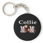 collie mom Keychain