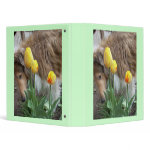Collie N Tulips Binder