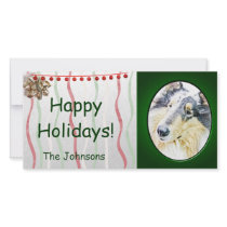 COLLIE PHOTO GREETING CARD