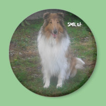 COLLIE SMILE! magnets