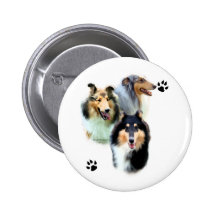 Collie Trio - Button