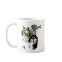 Collie Trio mugs by GreyWolfCreation Collie Trio mugs