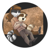 Collin and Quinn Cubs Sticker