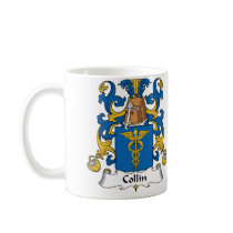 Collin Family Crest mugs